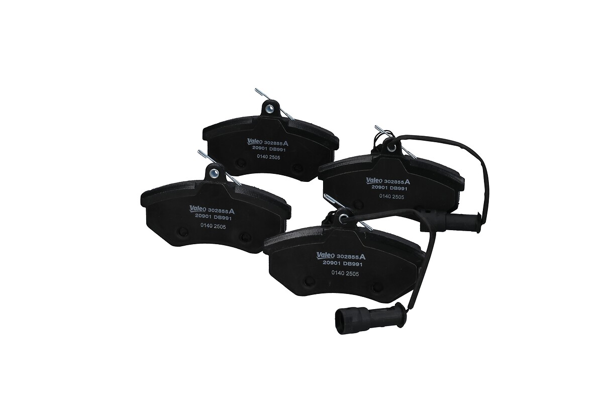 Jeu de 4 plaquettes de frein VALEO ref. 302855A